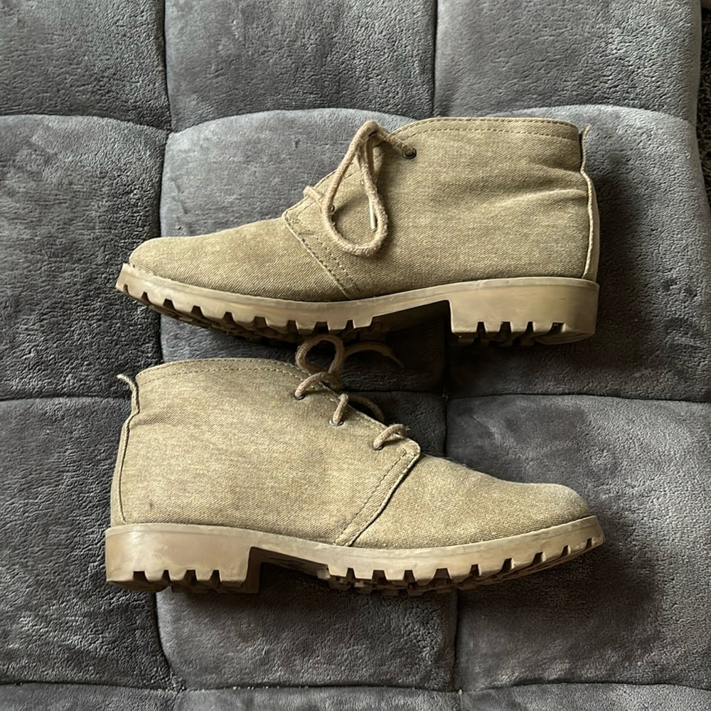 Tan boots